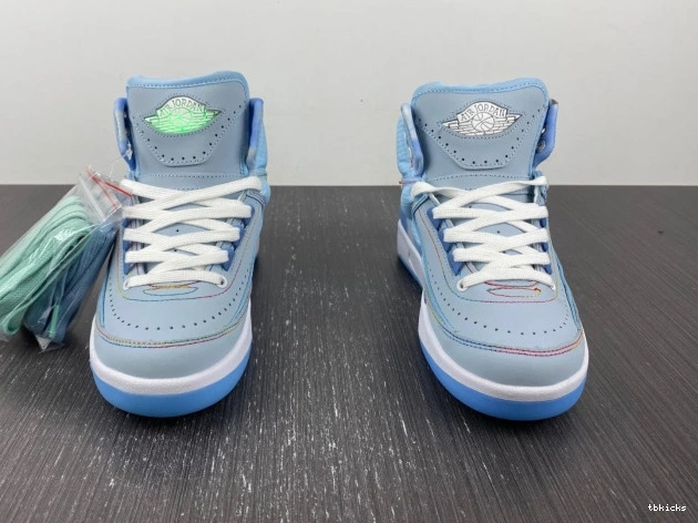 Reps TBK Retro Jordan J 2 Balvin DQ7691-419 0712